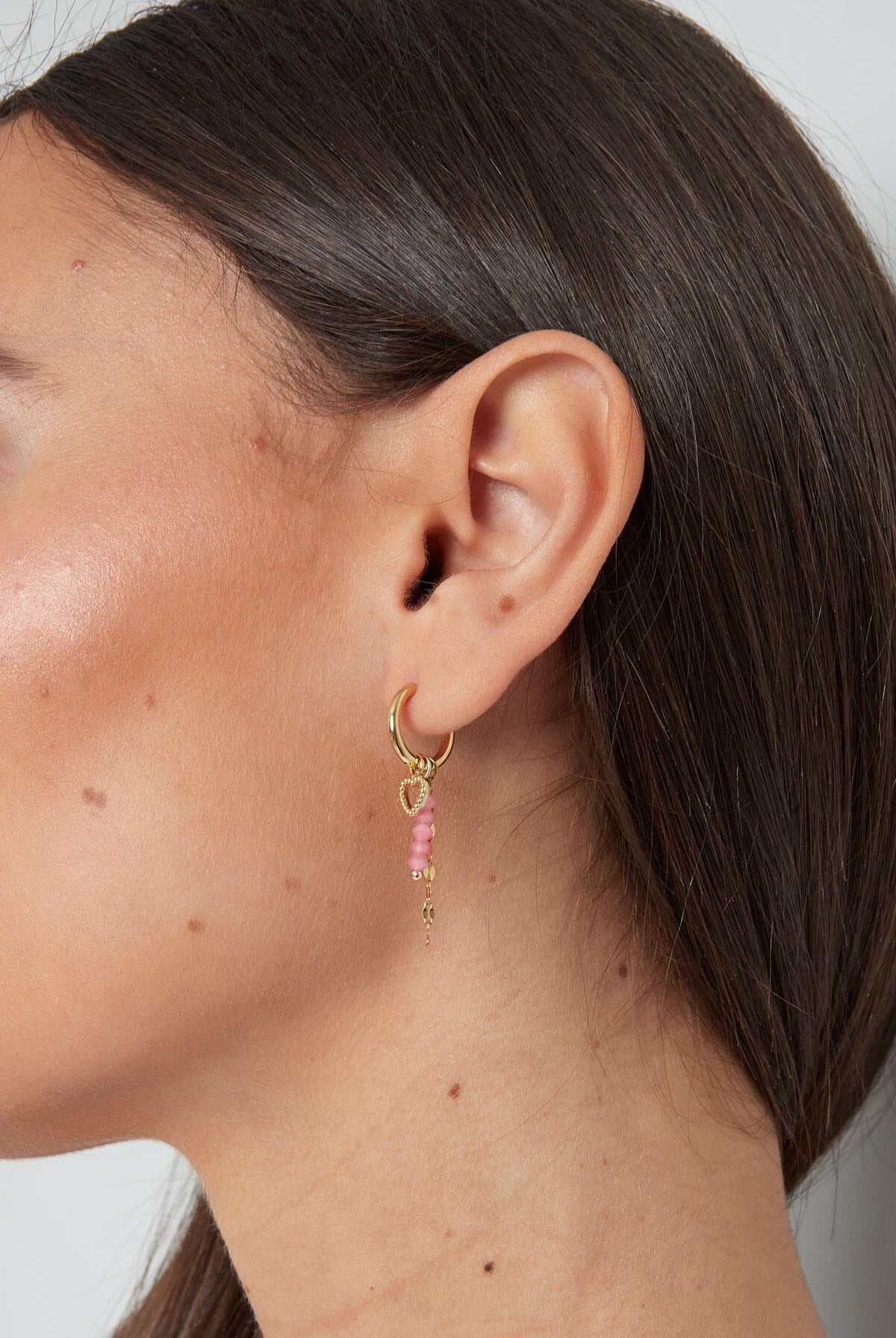 Love on top charm earrings
