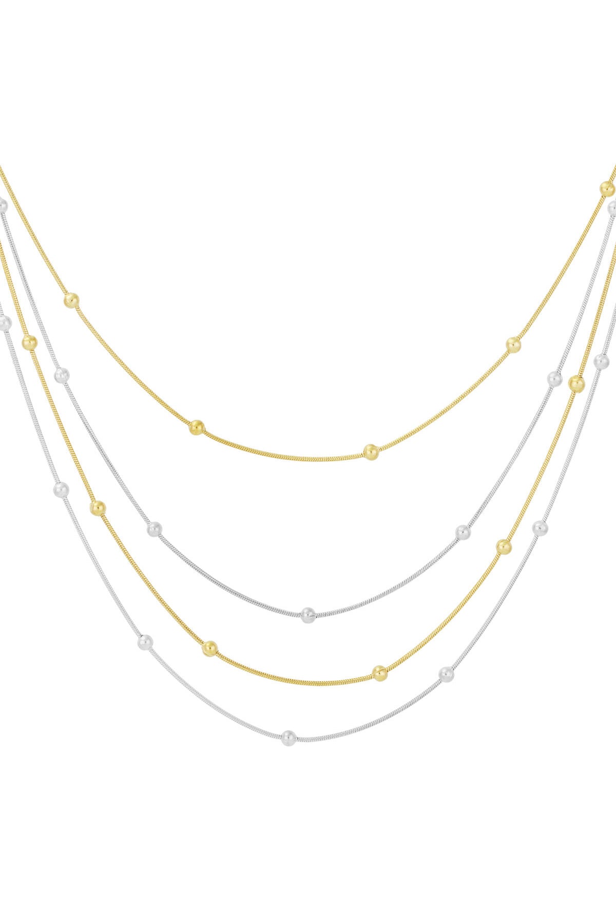 dotty layers necklace