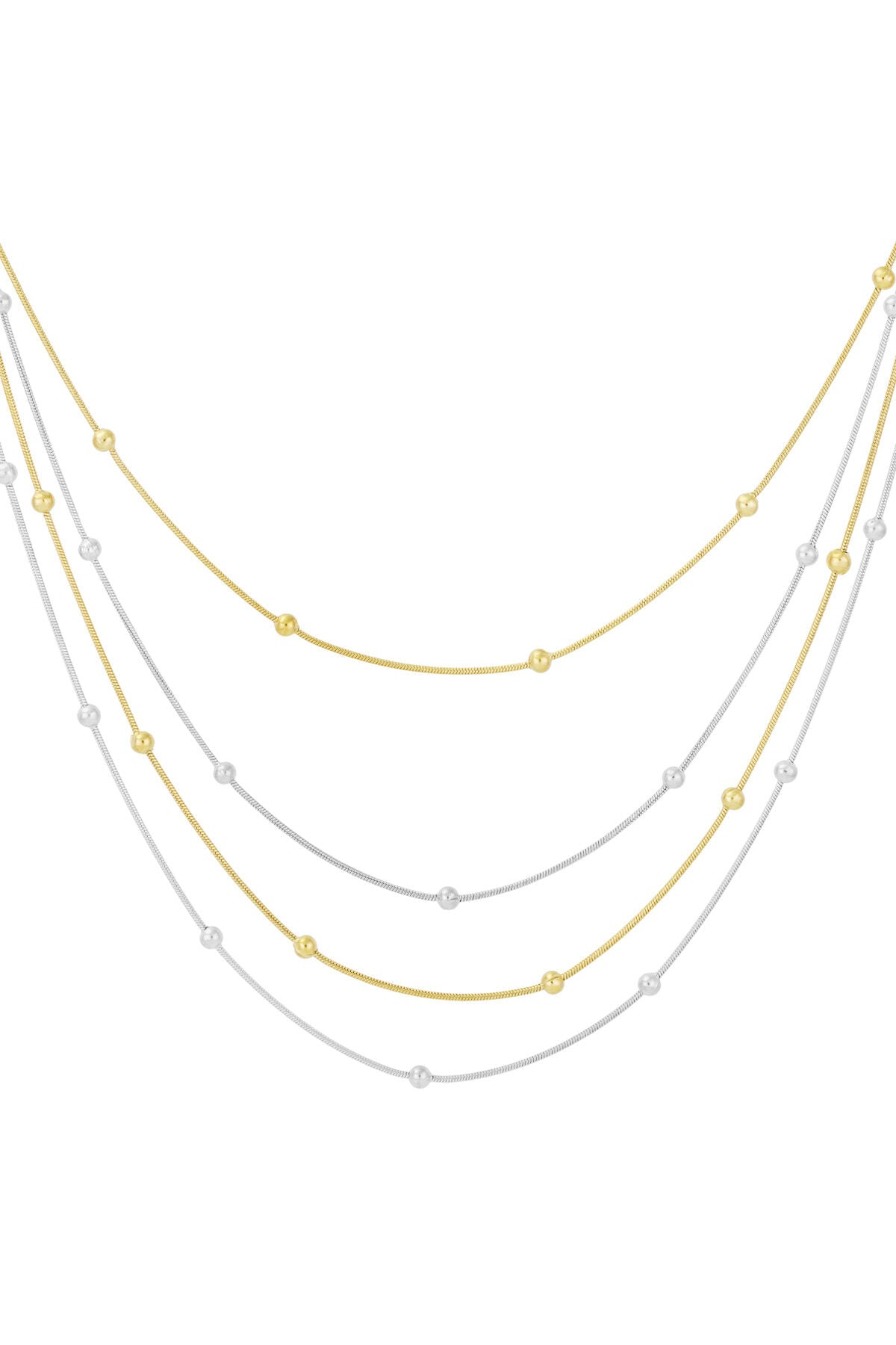dotty layers necklace