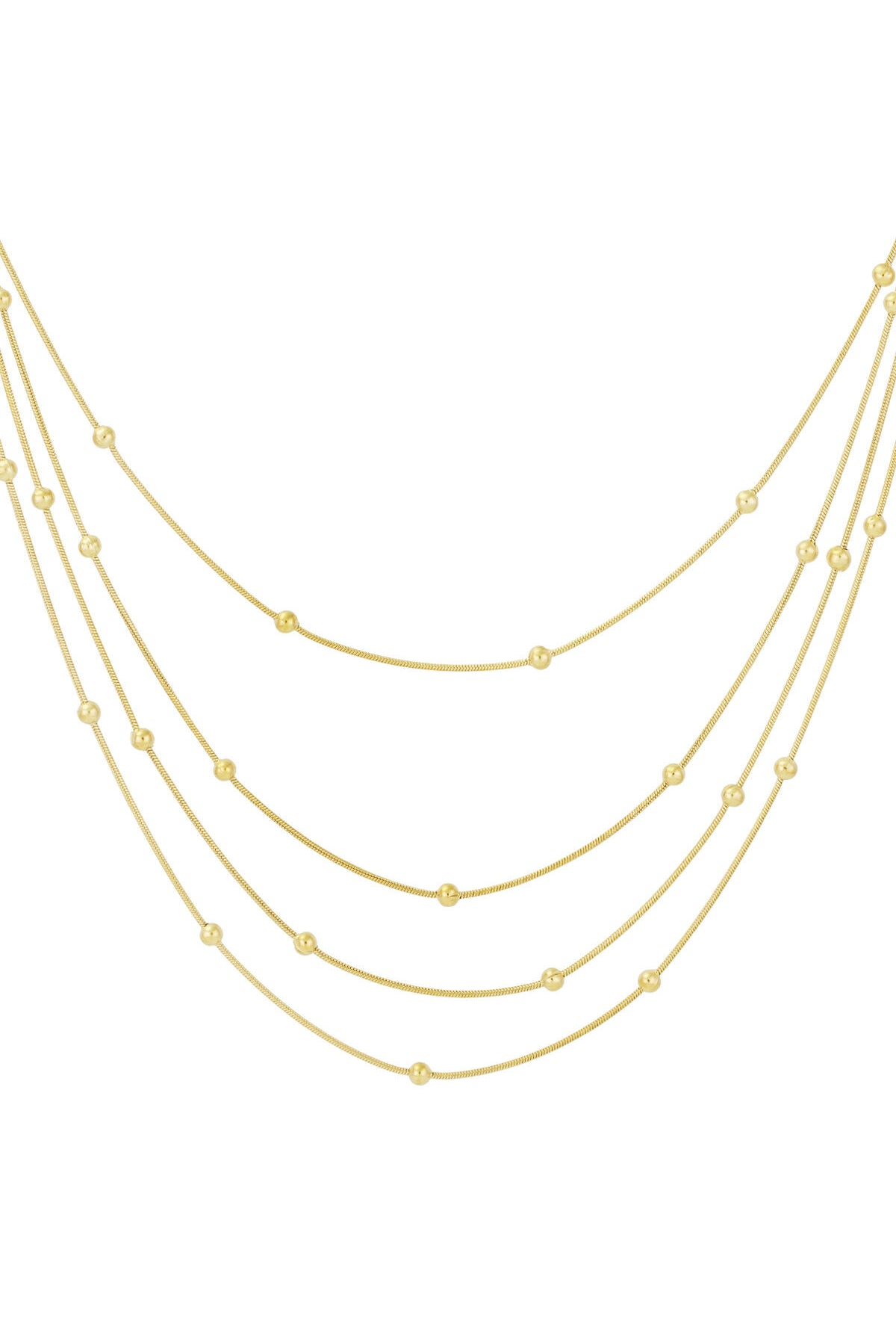 dotty layers necklace