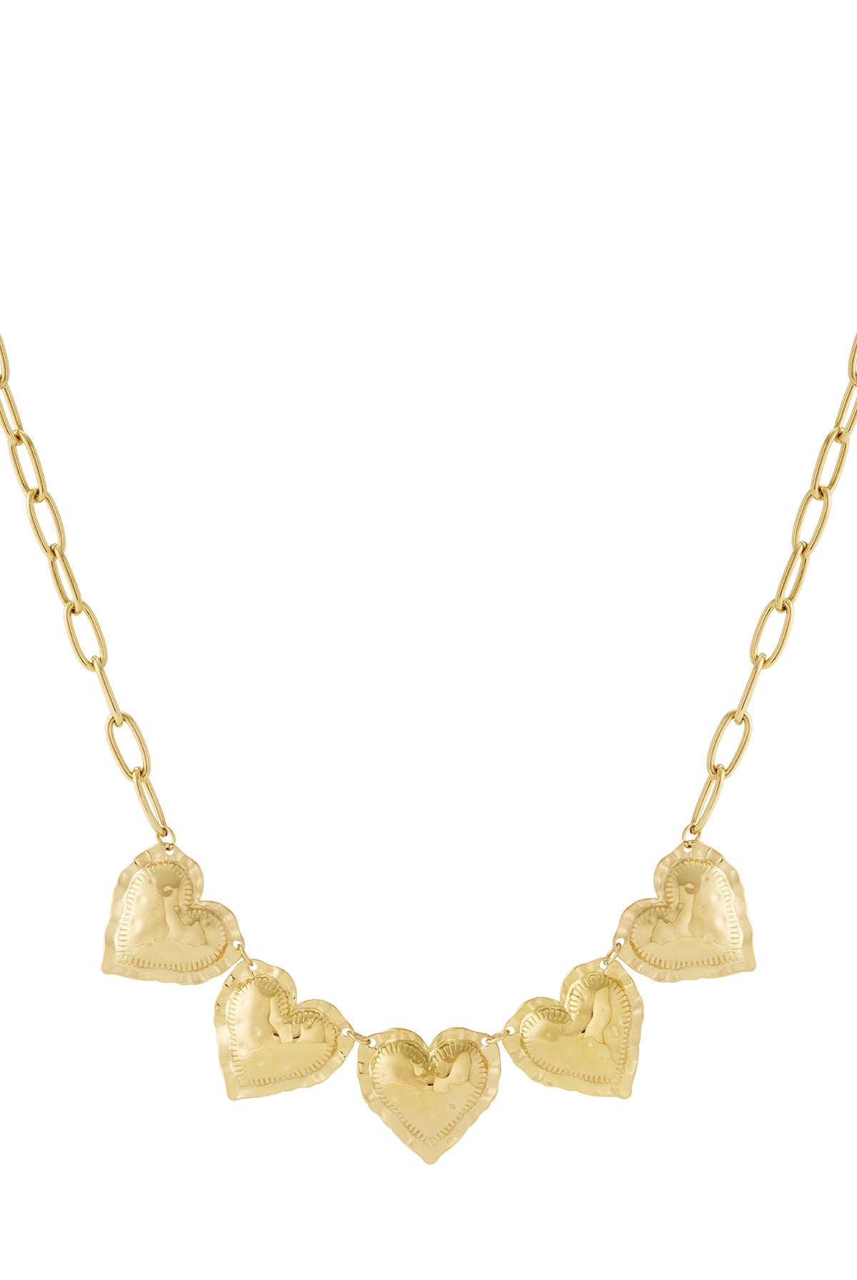 5 Hearts Necklace