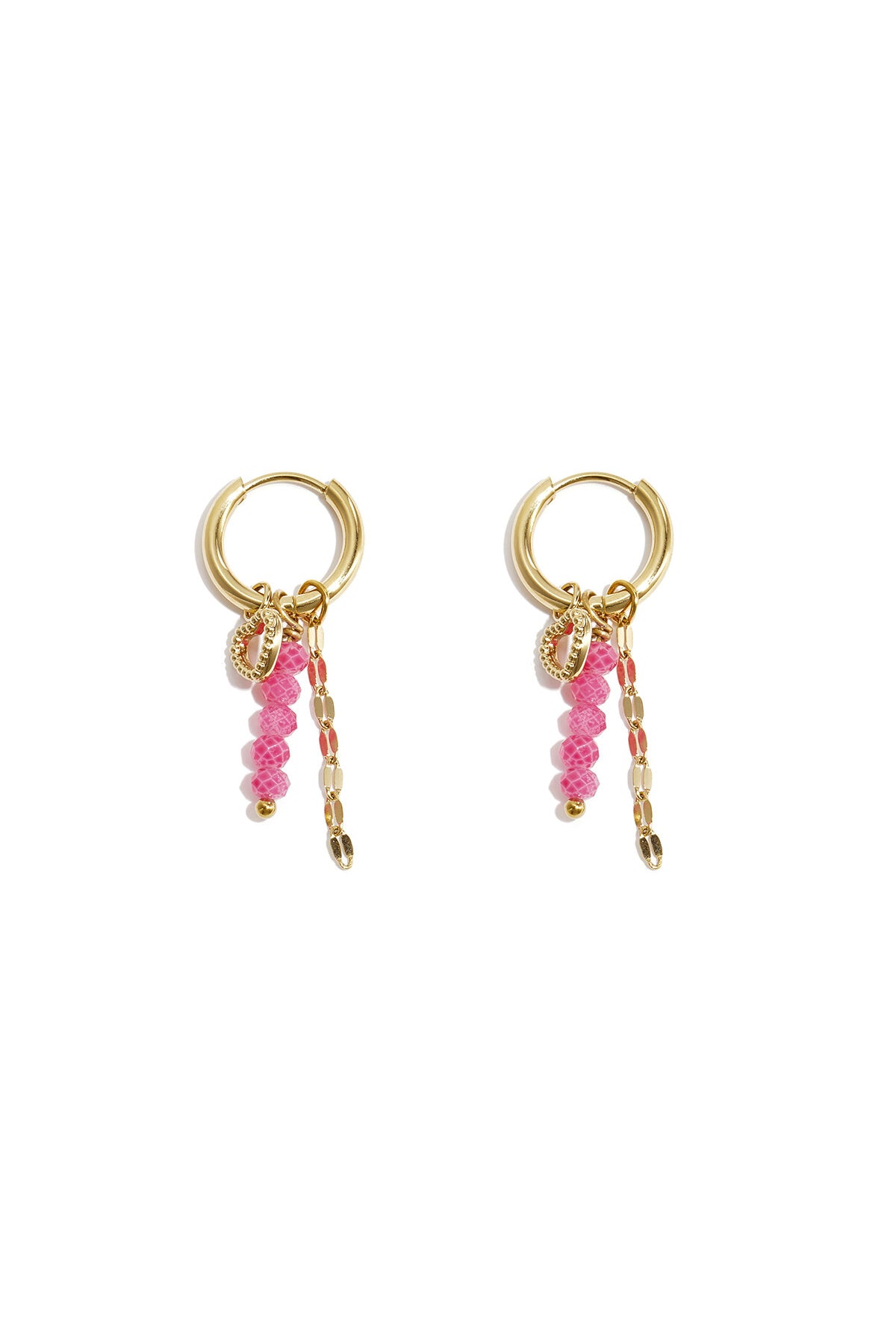 Love on top charm earrings