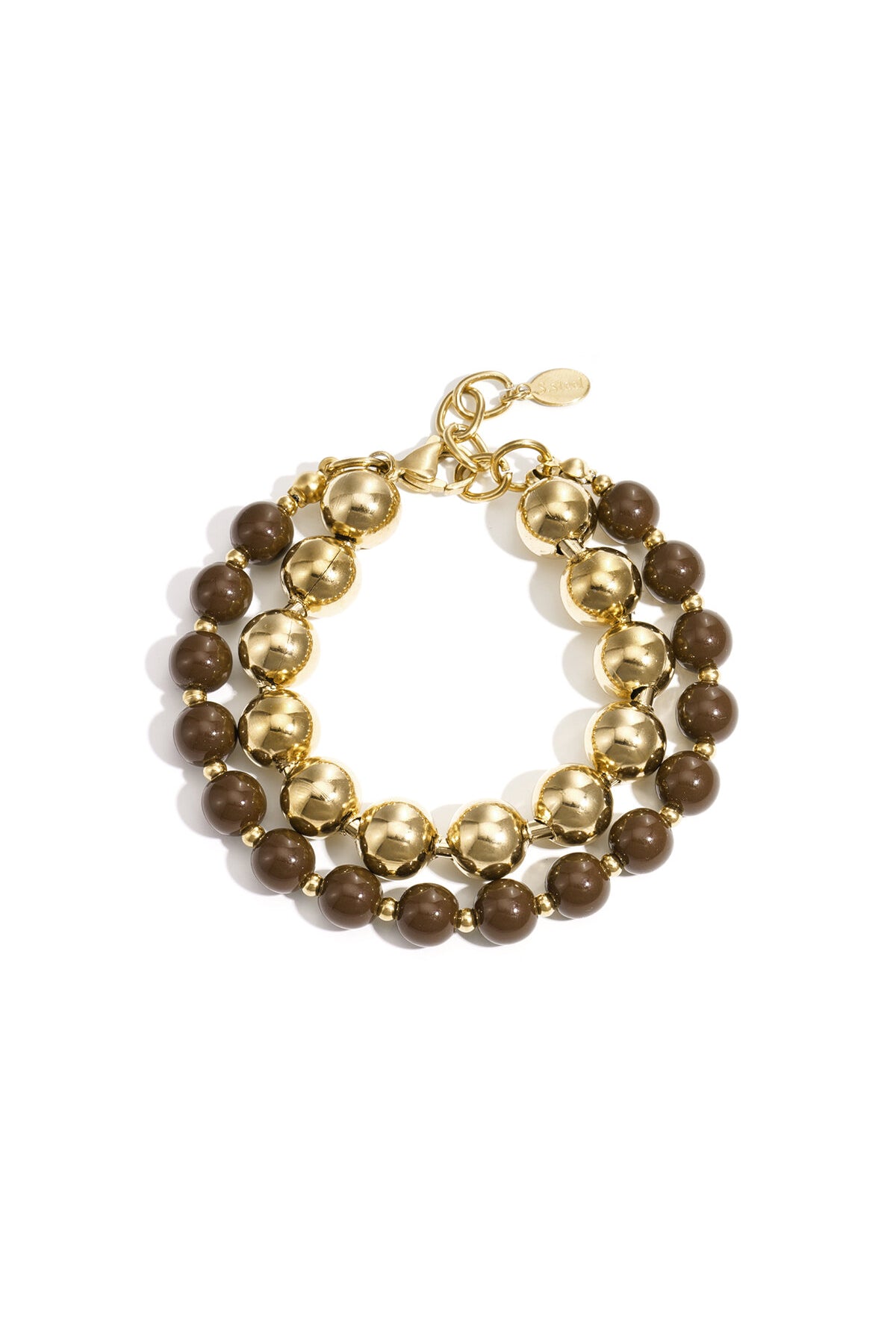 Linked bead bracelets