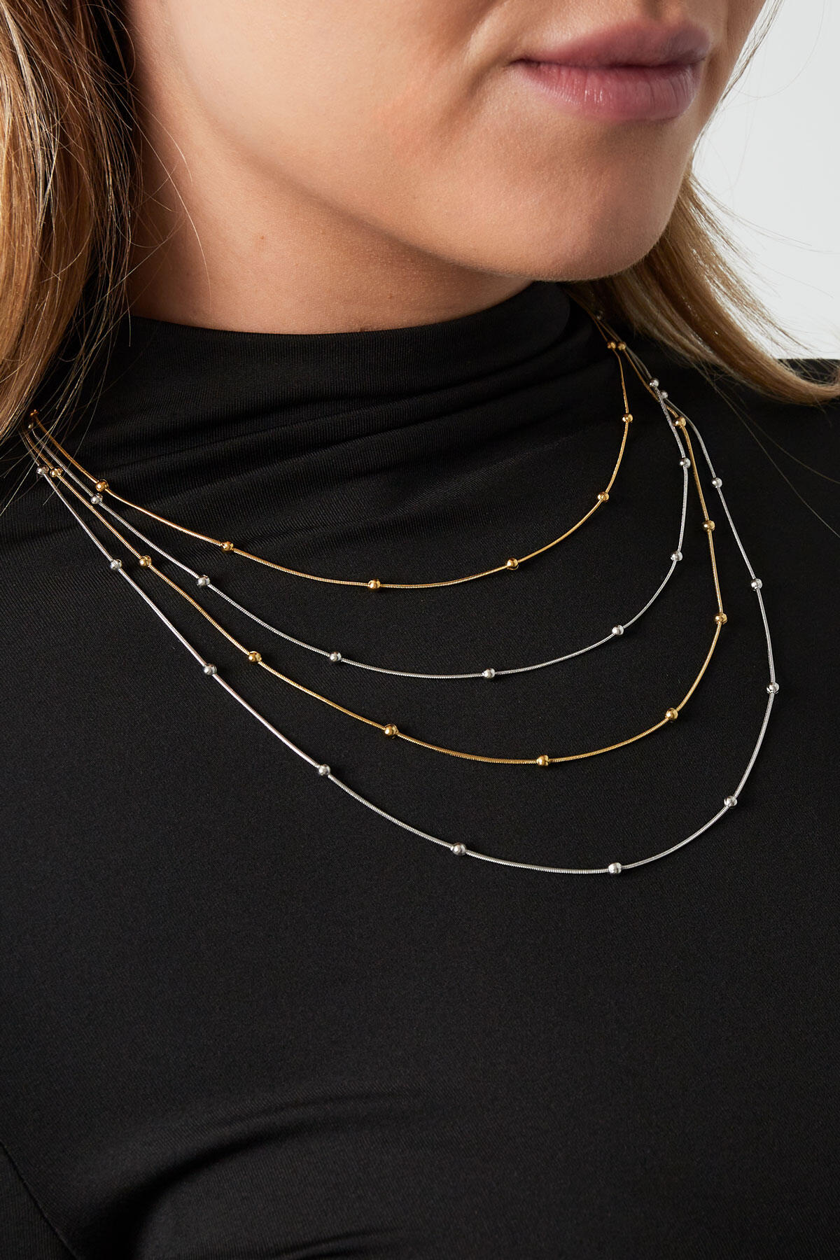 dotty layers necklace