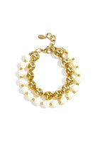 Linked bead bracelets