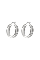 Stainless Steel Hoop Earrings circle Casual Daily Simple Series Women's jewelry