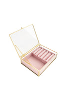 Glass two-compartment display