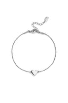 stainless steel bracelet heart