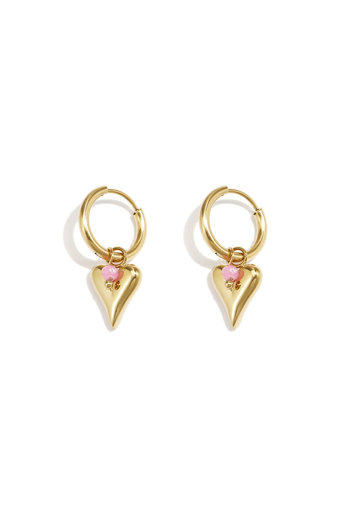 vivid heart earrings