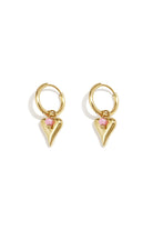 vivid heart earrings