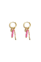Love on top charm earrings