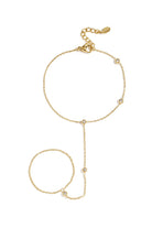 Handchain with asymmetrical stones
